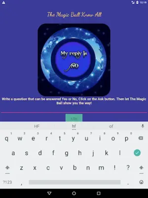 Ask The Magic 8 Ball android App screenshot 0